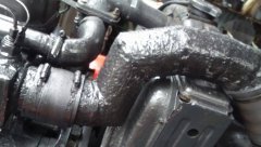 Większa rura łącząca kolektor z filtrem 60 mm