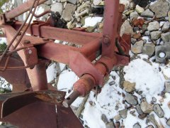 Pług Unia Grudziądz 2-skibowy przed remontem - 1