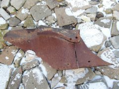 Pług Unia Grudziądz 2-skibowy przed remontem - 2