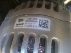 Alternator jcb iskra