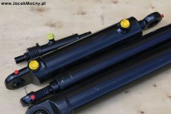 Siłowniki hydrauliczne firmy Waryński do maszyn rolniczych.