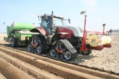 Ciągnik Steyr 6240 CVT na wózkach gąsienicowych Zuidberg