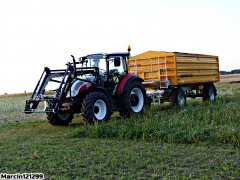 Steyr 4085 Kompakt i Joskin Tetra cap 10t