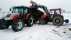 Steyr 9105 Mt + autosan & Ursus 5714