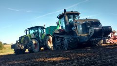 Challenger MT875c & Claas Axion 850