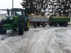 John Deere 6125 +2 x Autosan D55