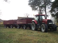 Zasław 2x10ton  + Case Puma 130