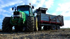 John Deere 6330 + Cynkomet 8t