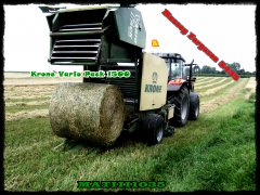 Krone Vario Pack 1500 & Massey Ferguson 5435