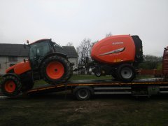 Kubota BV5160 \u0026 Kubota M135 GX