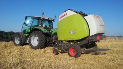 Claas Variant 380 & Deutz-Fahr Agrotron K420