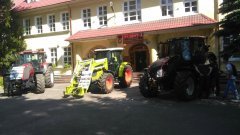 Claas & 2x Valtra