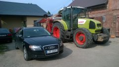 Claas Ares 566RZ & Kuhn Hrb 302