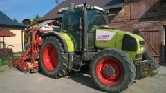 Claas Ares 566RZ & Kuhn Hrb 302