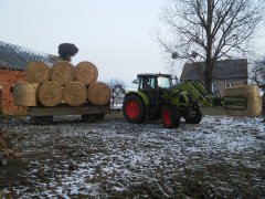 Claas Ares 577 ATZ & Autosan d-50