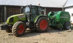 Claas Arion 410 cis + McHale f550