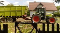 Claas Arion 410 cis + rozrzutnik