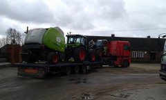 Claas Arion 410 + Claas Variant 360RC & Claas Scorpion 6030CP