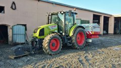 Claas Arion 410 + Kverneland