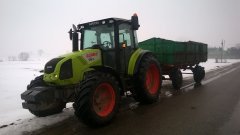 Claas Arion 420 & Autosan Sanok D-55