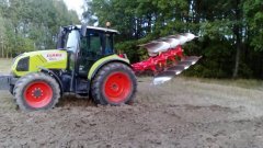 Claas Arion 420 cis + Poettinger