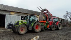 Claas Arion 420 & Zetor Forterra 135