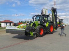 Claas Arion 620 & Zestaw kosiarek Claas Disco