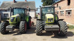 Claas Arion 630c i Claas Ares 836rz