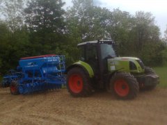 Claas Arion 630C + Lemken Compact Solitair 9