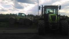 Claas Arion 640 \u0026 Ładowarka  Targo k50