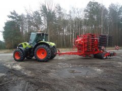 Claas Axion 830+ Horsch Pronto 6dc