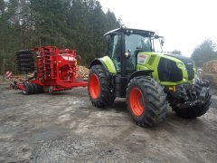 Claas Axion 830+ Horsch Pronto 6dc