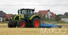 Claas Axion 830 + Mandam