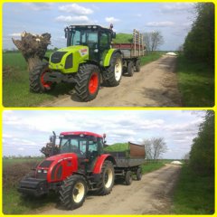 Claas axos & zetor forterra