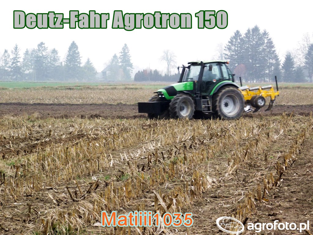 Deutz-Fahr Agrotron 150 + Staltech Plower