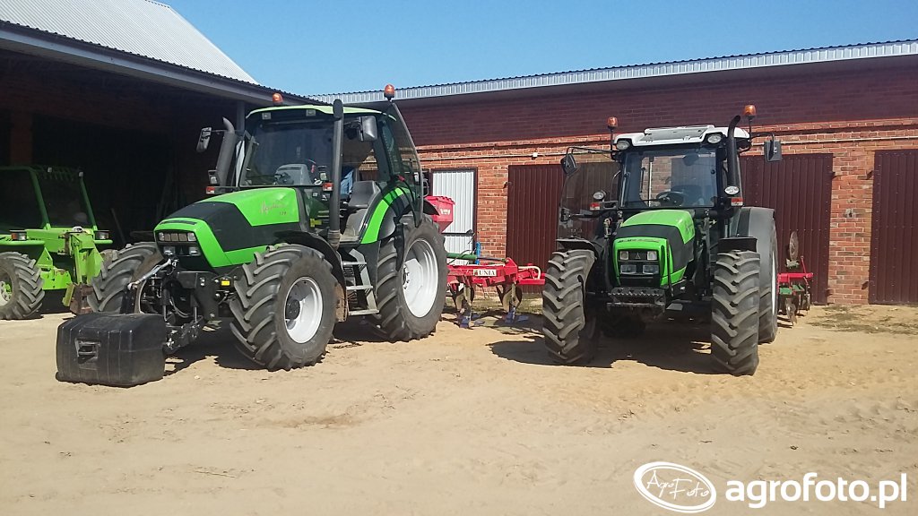 Deutz-Fahr Agrotron 150 & Unia Kos 3.7 Agrofarm 85 & Unia Ares TL300