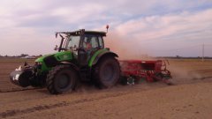 Deutz Fahr 5120 P & Unia Ares L i Polonez