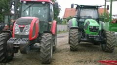 Deutz fahr 5120 P & zetor proxima 85 plus