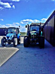 Deutz Fahr 6150 Cshift & New Holland T4.75
