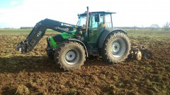 Deutz-Fahr Agrofarm 100 + brona talerzowa