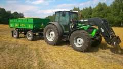 Deutz-Fahr Agrofarm 100 + Przyczepa