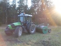 Deutz-Fahr Agrofarm 410 + Wał