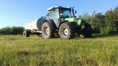 Deutz-Fahr Agrofarm 430 & Pomot Chojna 5000 l