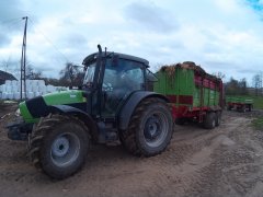 Deutz-Fahr agrofarm 430 & Unia tytan 10 plus