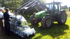 Deutz-Fahr Agroplus 100 & Stoll ProfiLine FZ 30