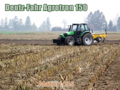 Deutz-Fahr Agrotron 150 + Staltech Plower