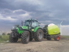 Deutz -  Fahr Agrotron 6160 C-Shift & Claas Variant 360 RC PRO