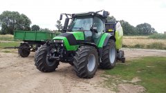 Deutz-Fahr Agrotron K420 & Claas Variant 380