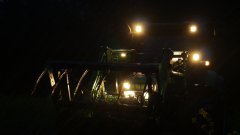 Deutz Fahr K420 w deszczu