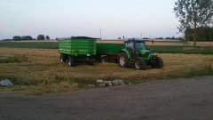 Deutz fahr + przyczepy